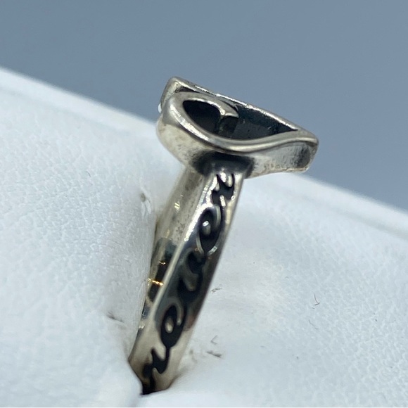 Sterling Silver James Avery "Forever and Always" Heart Ring - Picture 3 of 5